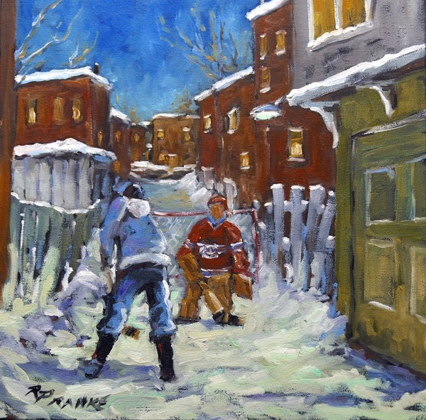 Back Lane Hockey Shoot Out by Prankearts