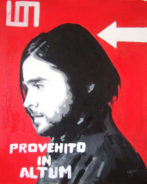 JARED LETO 30 SECONDS TO MARS ORIGINAL ART