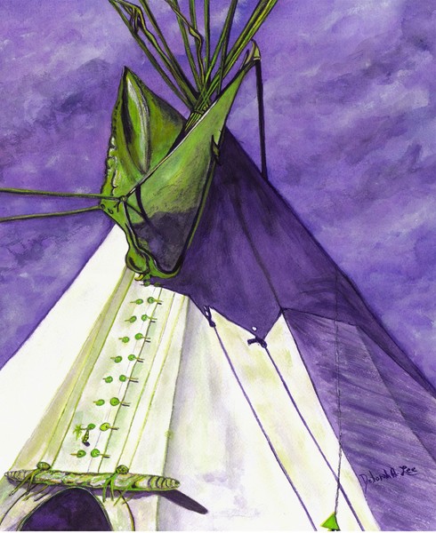 Tee Pee Purple