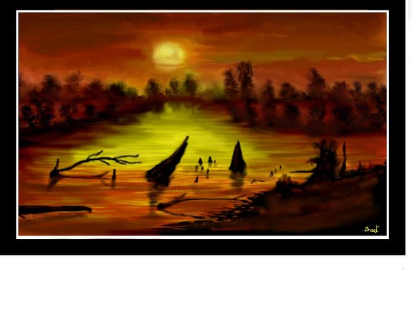 Sunset on the Bayou