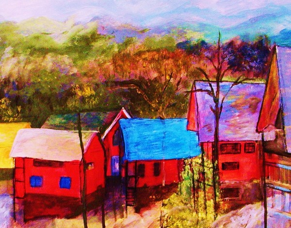 Smokey Mountains Abstract