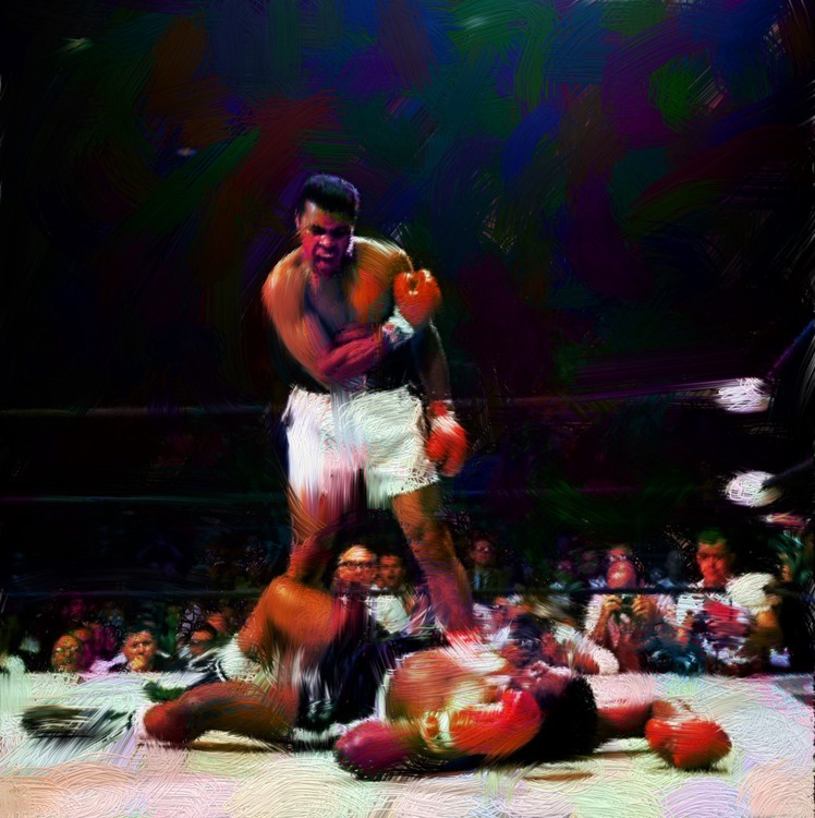 Muhammad Ali “ Call my name” Original artwork by Adam Darr