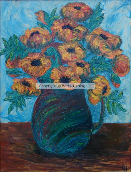 Pitcher of Poppies