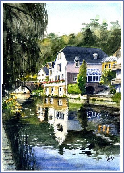 Another sight of Esch-sur-Sûre (Luxemburg)