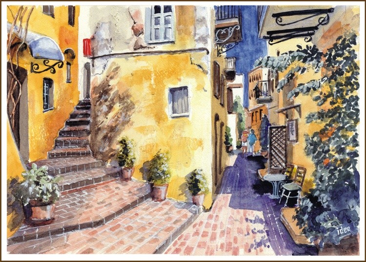 Strolling through Italian alleys