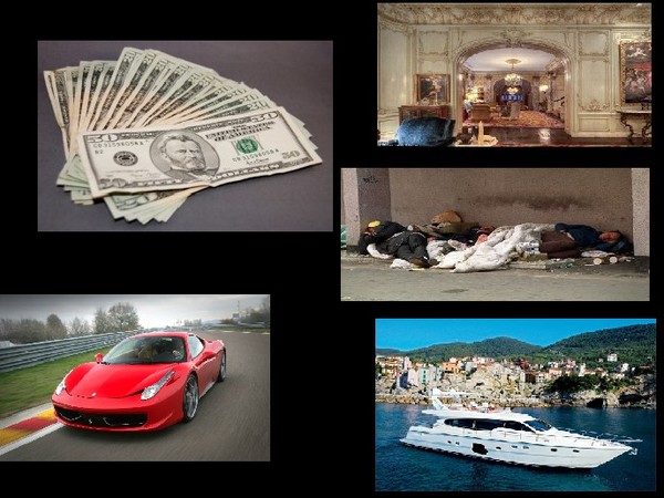 god bless money (?)