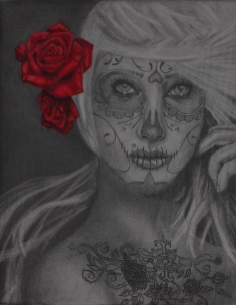 untitled dia de los muertos girl