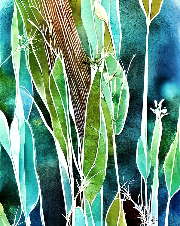 Watercolor botanical 