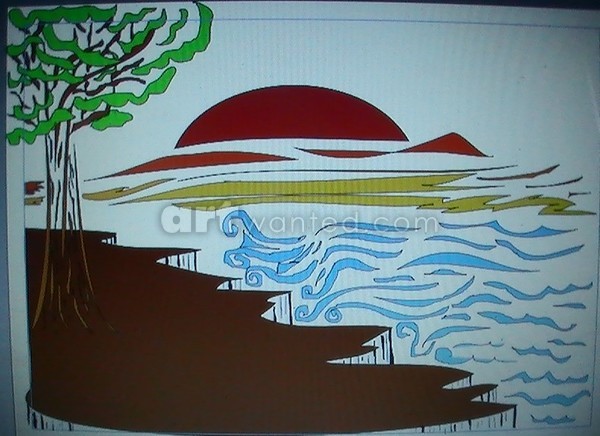 sunny cliff