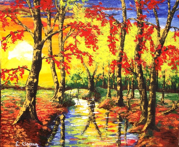 Autumn sunset
