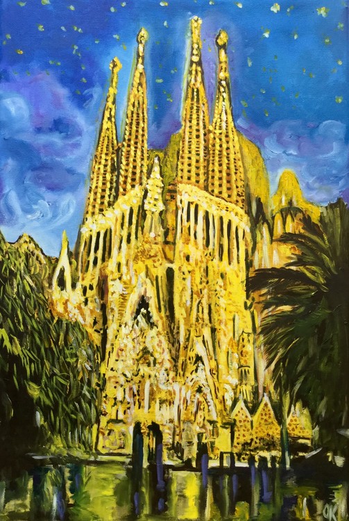 Barselona . Sagrada Familia