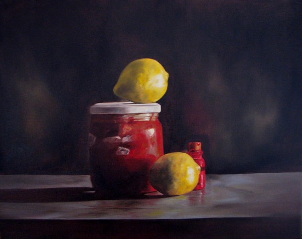 Still life with lemons