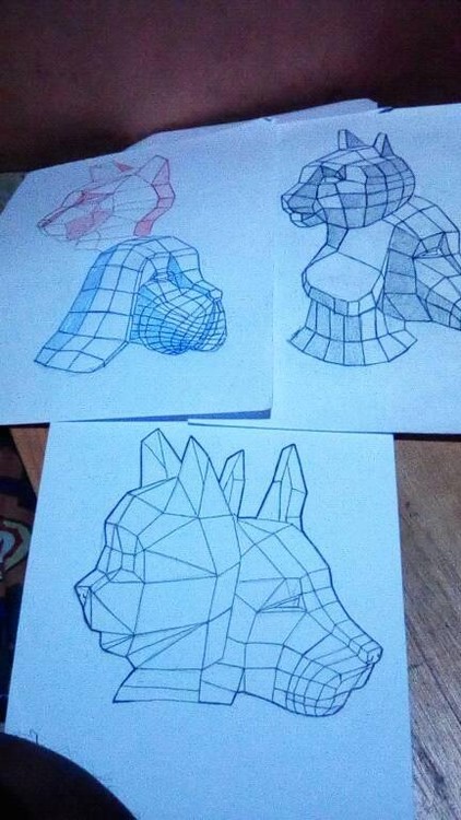first try to this kind of art geometric art