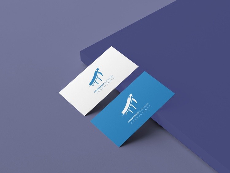 business card logo