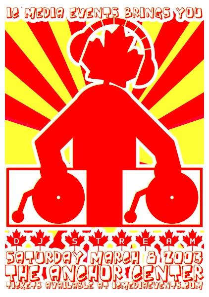 DJ Stream Concert Poster