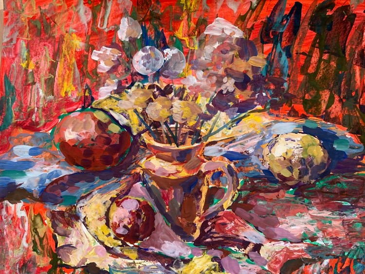 still life in the grass