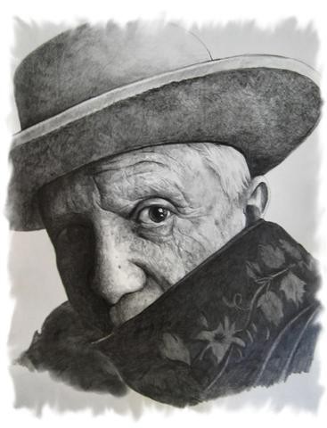 Penn's Picasso in Pencil