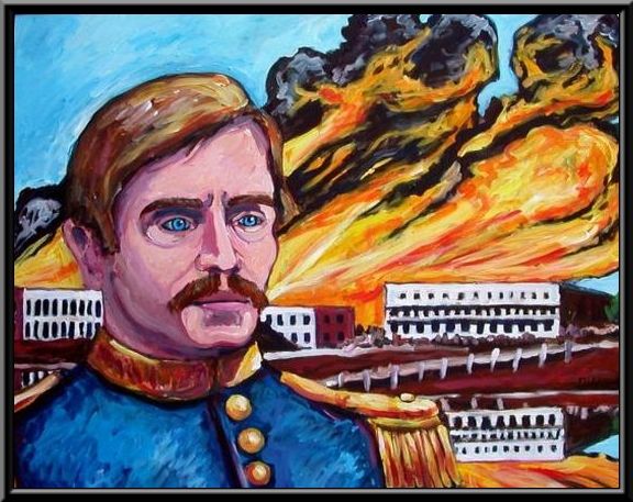 General Banks burns Alexandria (2002) (Sold)