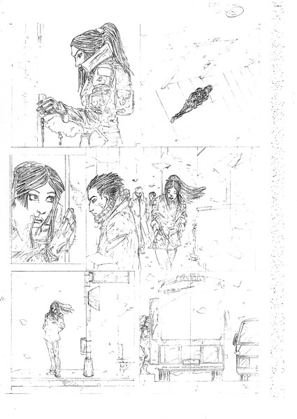 ideal comics page 3 pencil