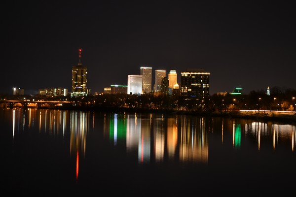 Tulsa Skyline on the Arkansas River