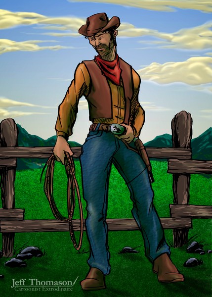 A Real Cowboy of the West