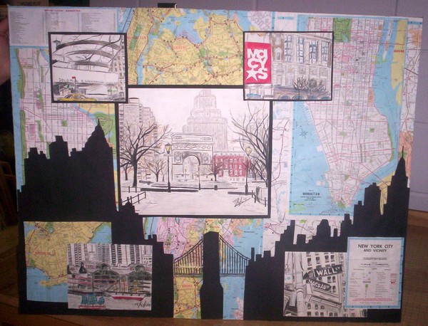 New York collage