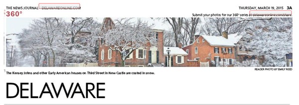 224th News Journal Panorama-Snowy Kensey House