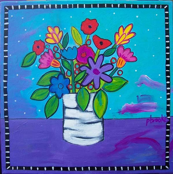 birch vase