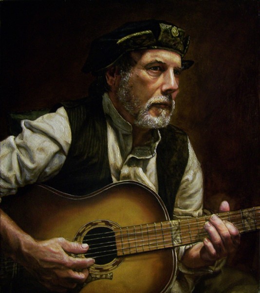 The Old French Guitar Player