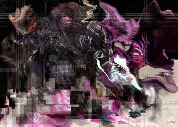 Purple and White