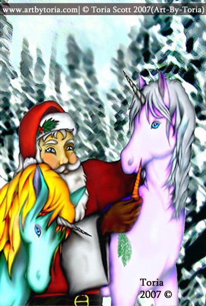 Santa and Unicorns