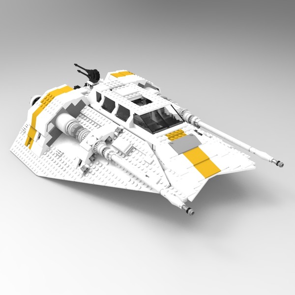 Brick Snowspeeder 10129 1