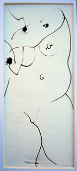 Torso Twist with Ink Splats