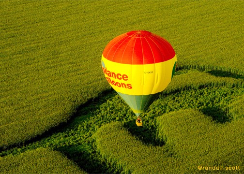 Touching down