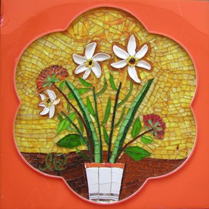 Daffodils and asters