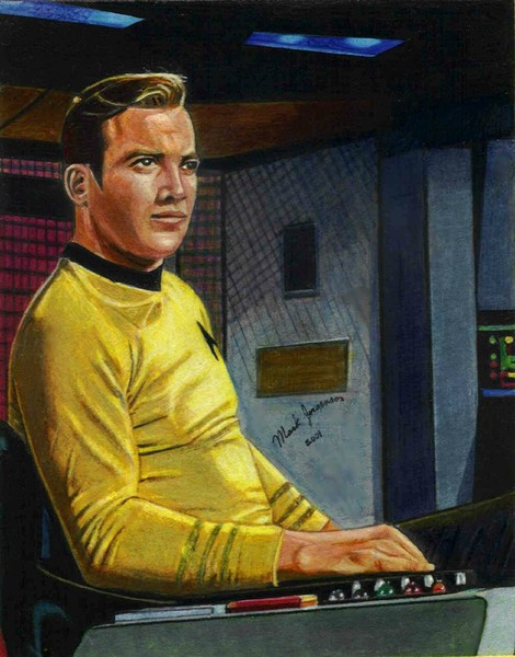 Kirk on the Bridge