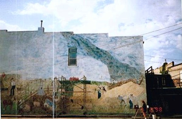 Iowa Early Days (pic 1) complete mural