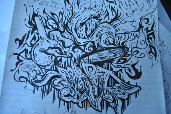 ABST Weed Mural         ufo