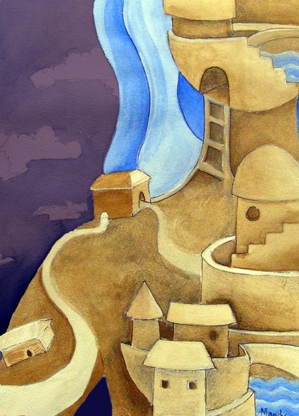 woman in buildings 4