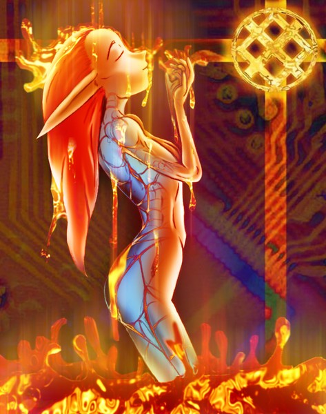 Bathing in Molten steel