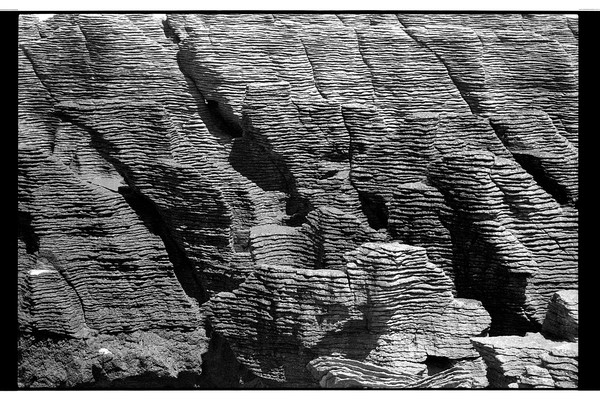 Pancake Rocks on the Tasman Coast, New Zealand