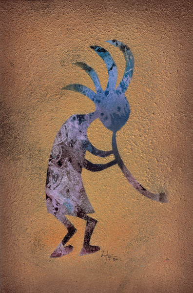 kokopelli blue