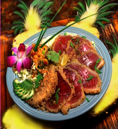 Macadamia Nut Encrusted Sushi Grade Tuna