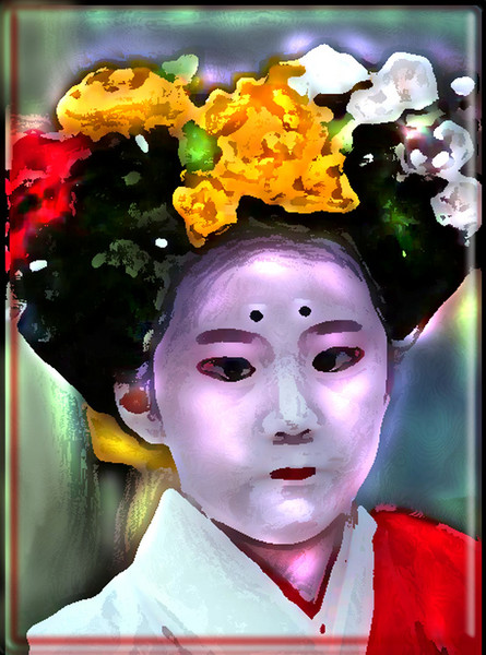 Young Kyoto Geisha