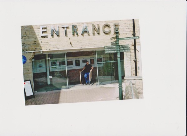 FRONT ENTRANCE OF DEAN CLOUGH ART COMPLEX -JUNE 11