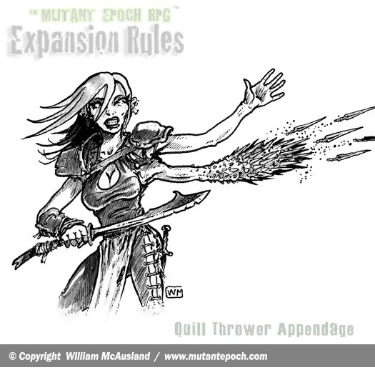 The-Mutant-Epoch RPG-Expansion-Rules-Art-Quill-Thrower-mutantess-web