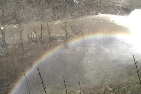 Rainbow at the bottom of the Falls