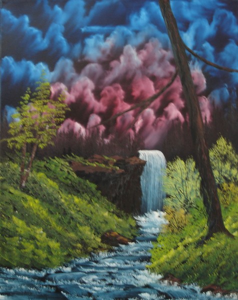 Black Waterfall #251 SOLD