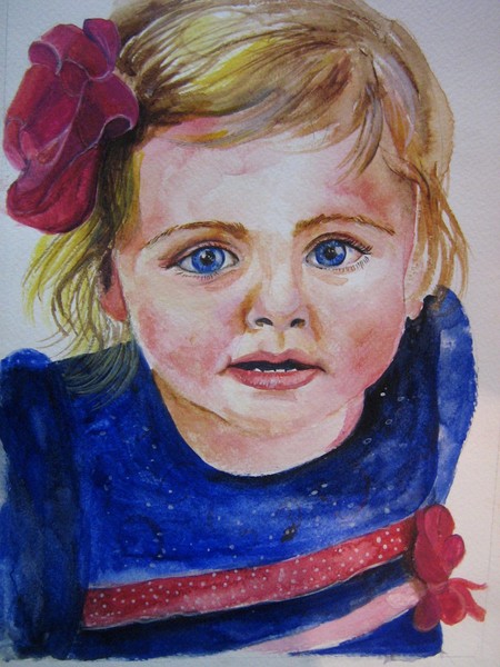 watercolor girl