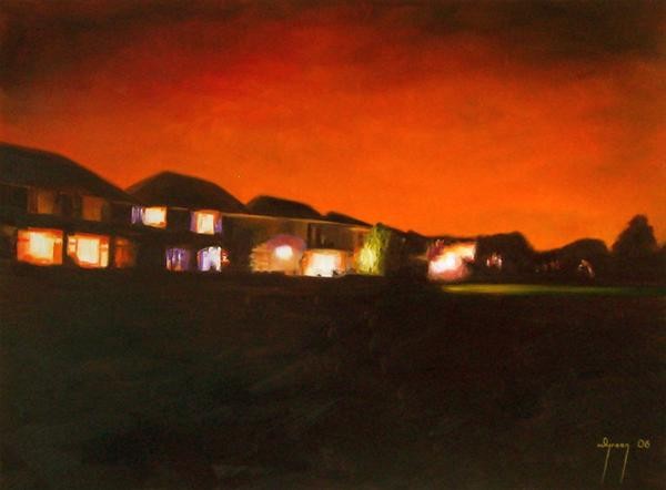 Houses At Dusk